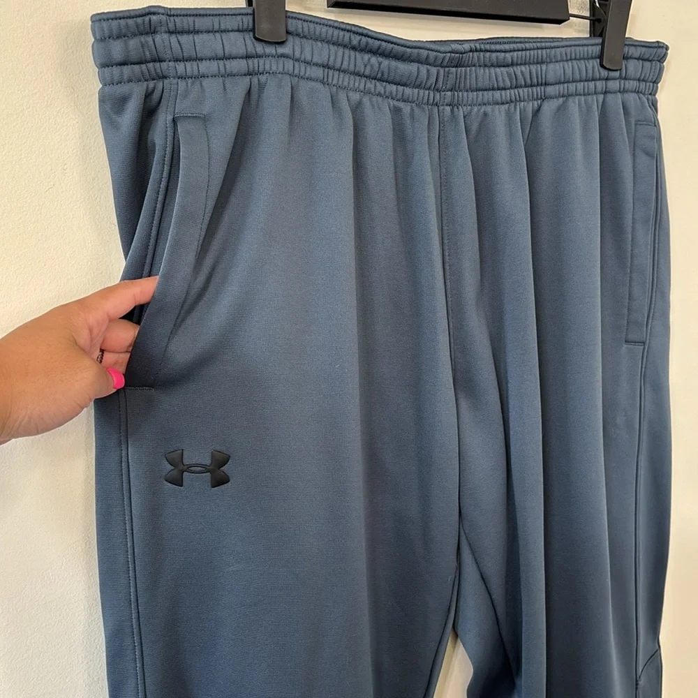 Under Armour Fleece Tapered Jogger Pants Blue Size XL - Picture 5 of 8